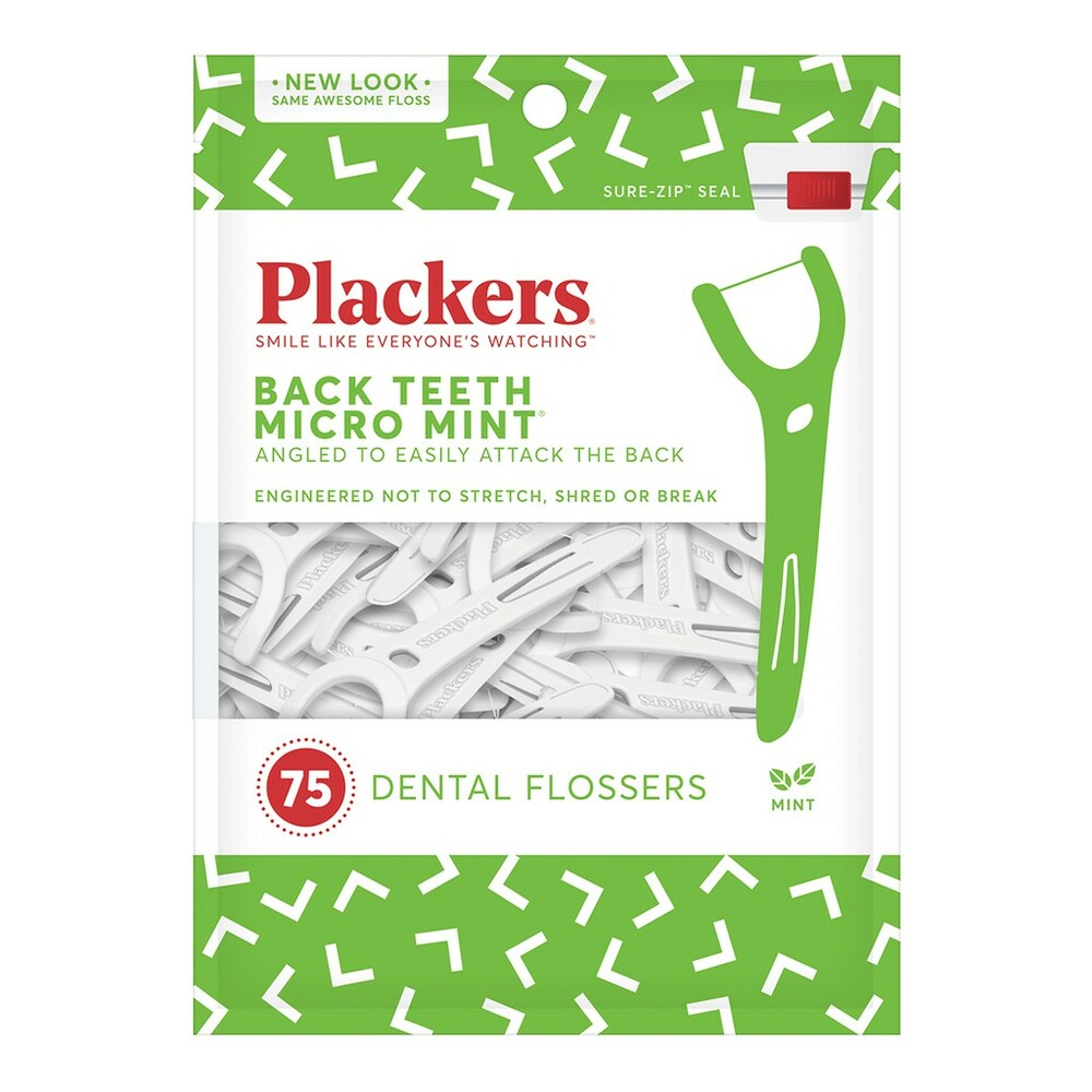 美國 普雷克 Plackers 派樂絲 臼齒專用牙線棒75入 封面照片