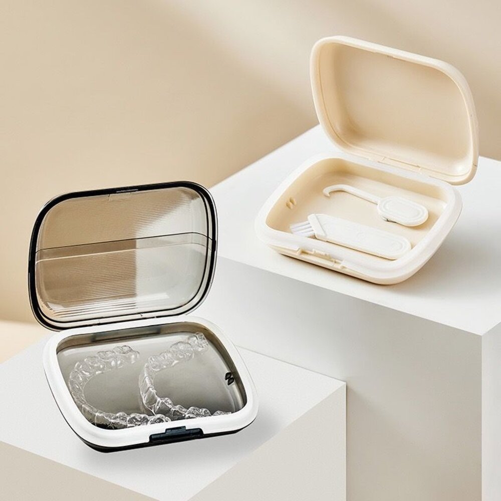 240115095712-Facing Box 便攜大容量牙套盒子一入 適用隱適美 維持器 假牙盒