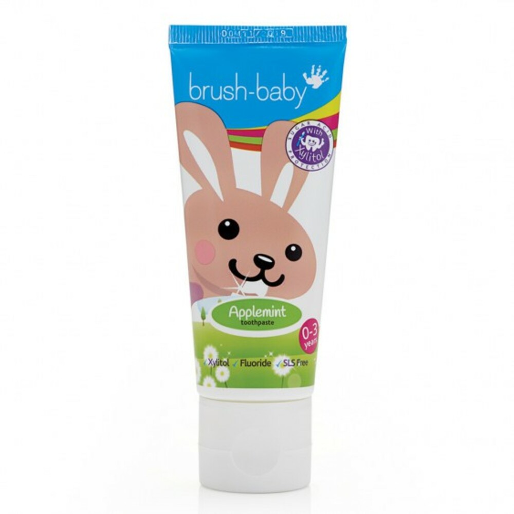5060178100587-英國 Brush-Baby 貝寶兔木糖醇牙膏(50ml) 含氟量1000ppm