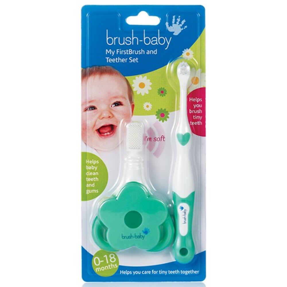 英國brush-baby寶寶的第一套乳齒潔牙組